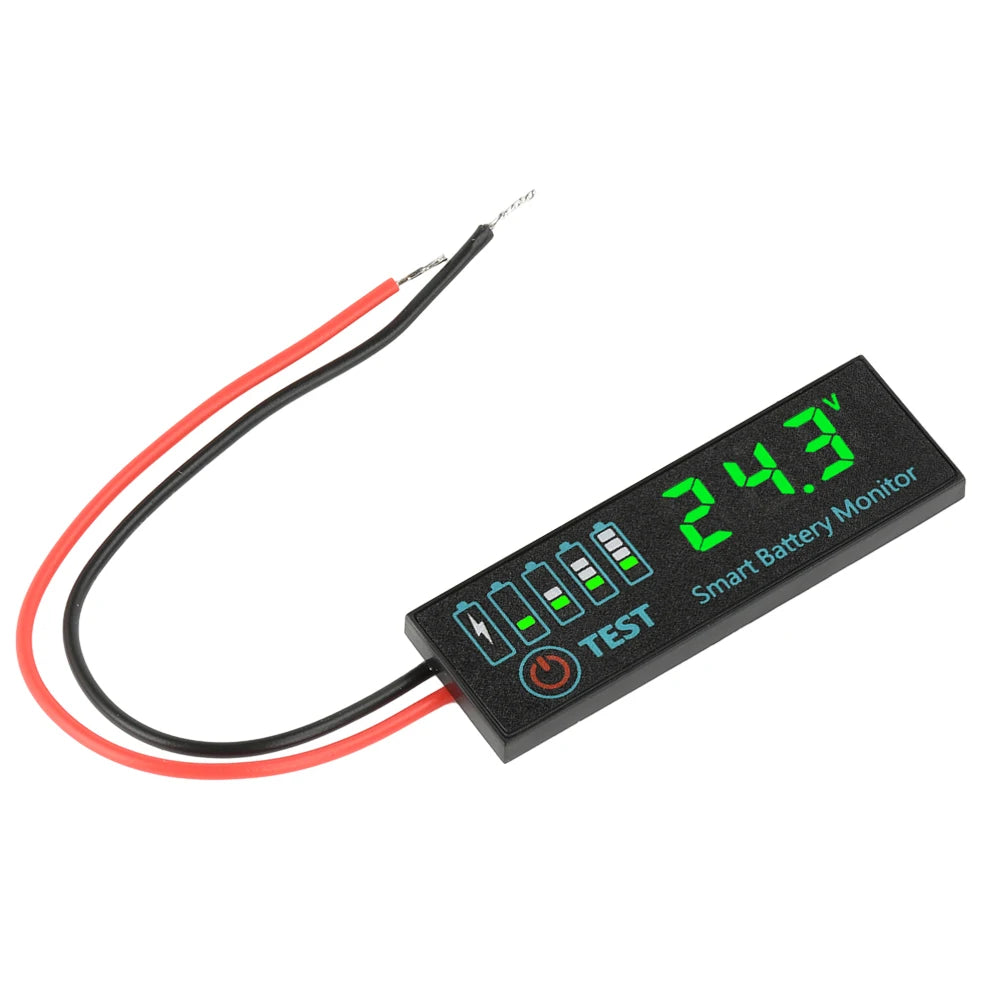 12V/24V/36V/48V Battery Charge Indicator Board 18650 Li-ion Lipo Lithium Battery Level Indicator Tester Capacity Tester Meter
