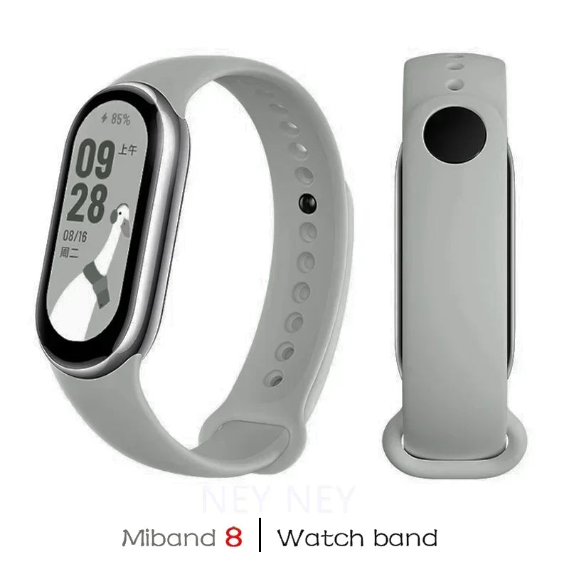 Sport Watchbands For Xiaomi Mi band 8-9 NFC Replacement miband9/8 silicone Bracelet waterproof Strap smart mi band 9 Accessories