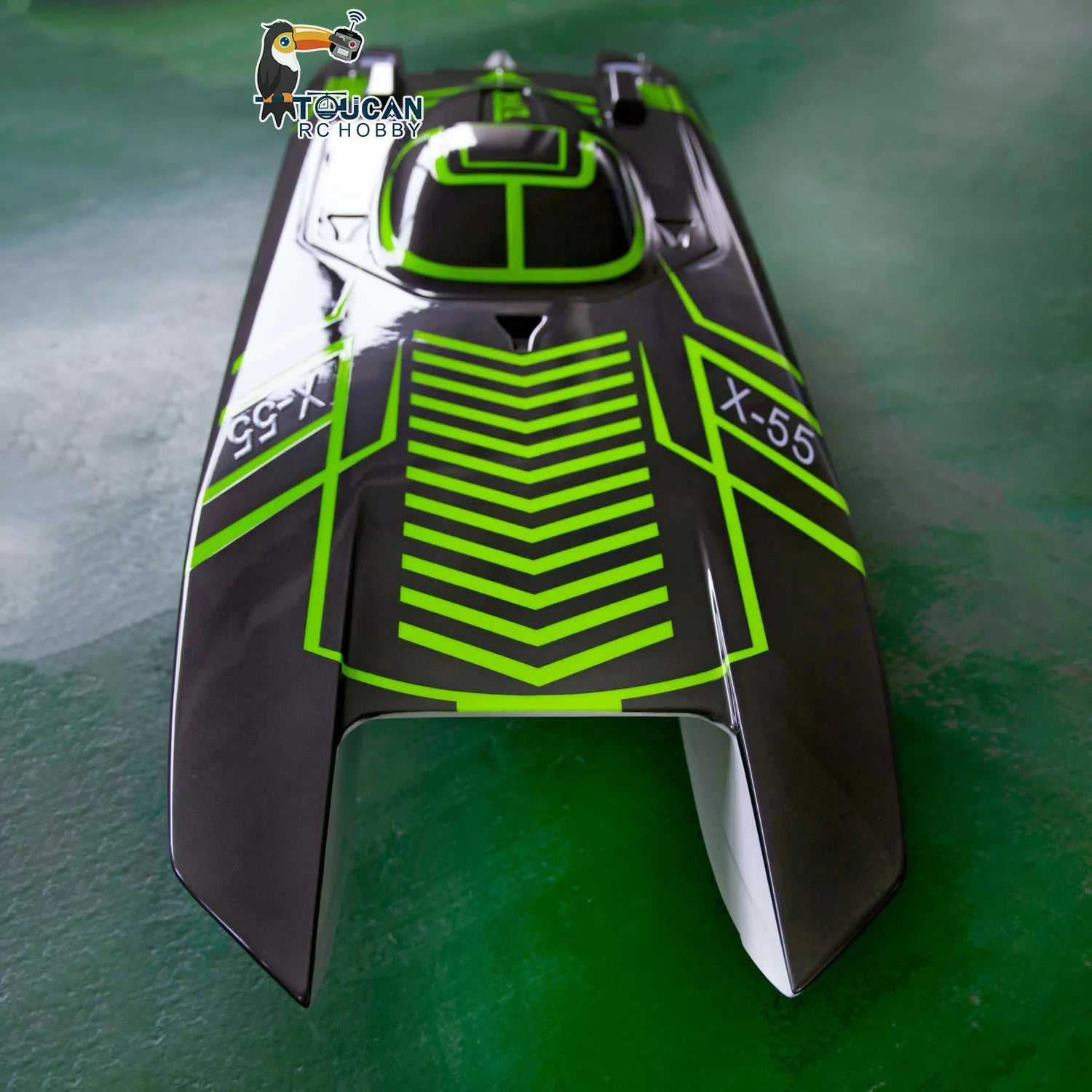 DTRC X55  RC High Speed Racing Boats Waterproof 130km/h Remote Control Ship Model Outdoor Water Toys THZH1595