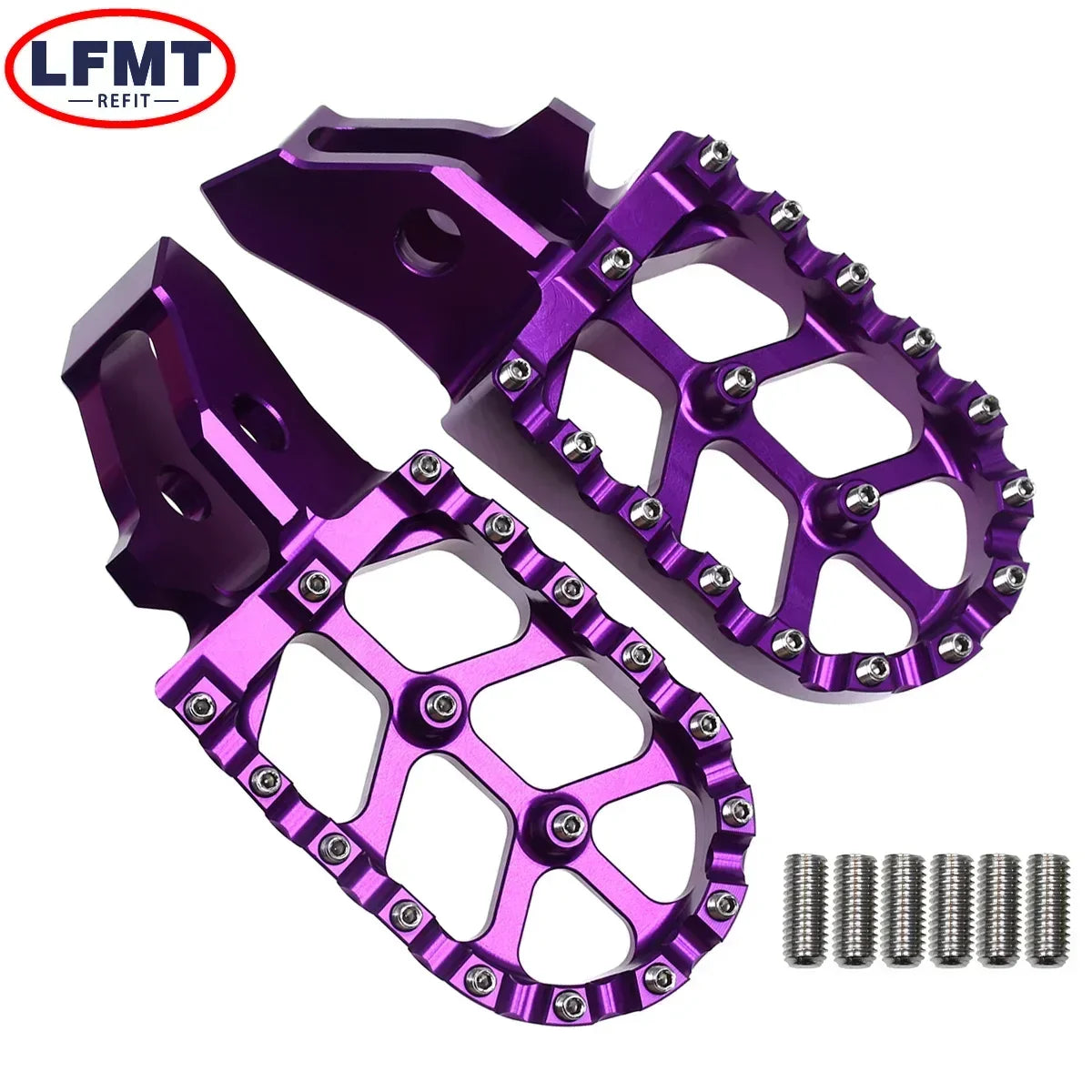 For Surron Ultra Bee Sur-ron UB Wide Footpegs Foot Pegs Rests Electric Dirt Bike Pedals Aluminium Alloy MX Surron Ultrabee Parts