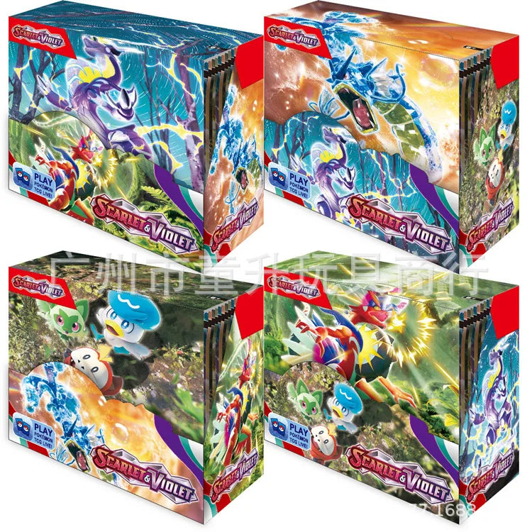 360Pcs Pokemon Card Prismatic Evolutions sv8a Scarlet Violet 151 Surging Sparks PALDEAN FATES English Booster Transaction Card