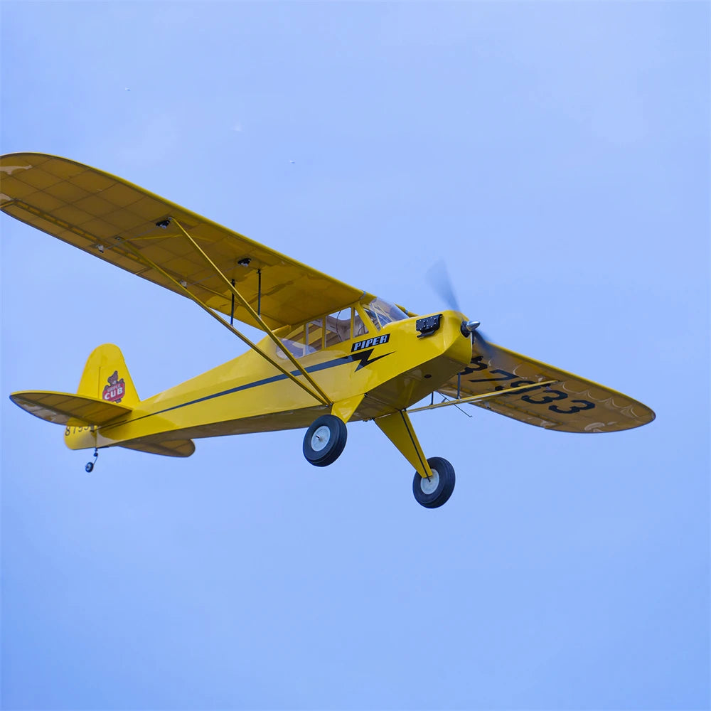 Dancing Wings Hobby SA14 J3 Cub 2000mm Wingspan Balsa Wood RC Airplane KIT / KIT+Power System Combo