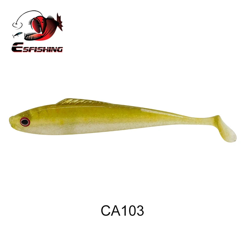 ESFISHING Fishing Lures New Kauli Shad 135mm 160mm Soft Bait Tackle Swimbait Isca Artificial Wobbler Bass