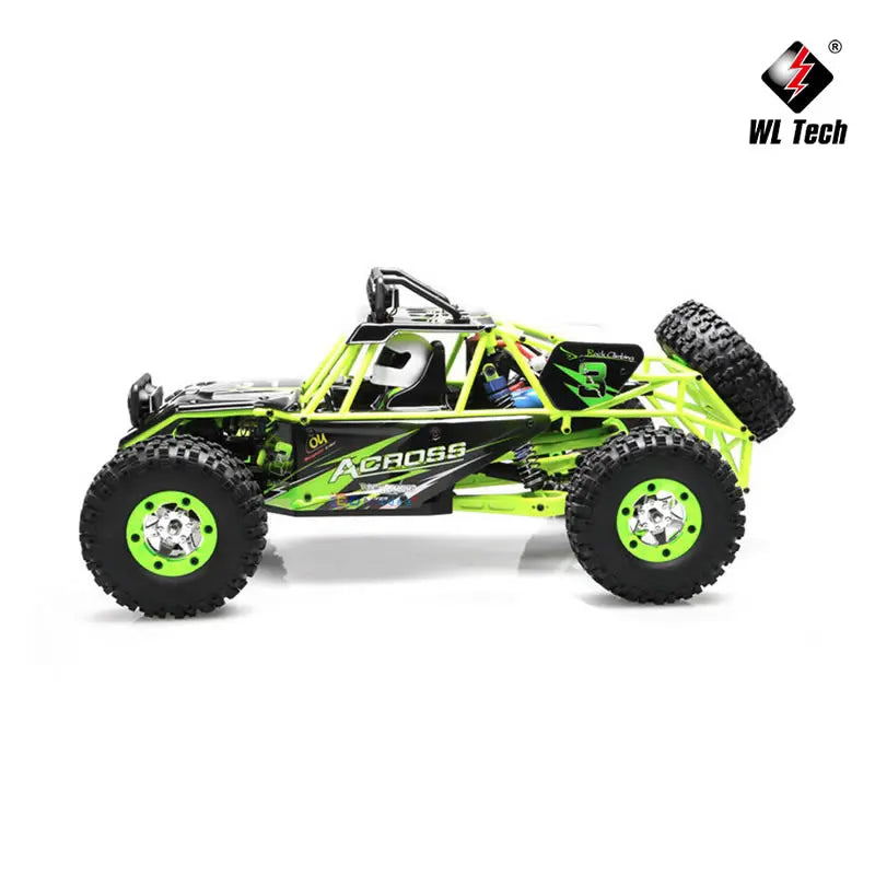 WLtoys 12428 1:12 4WD RC Racing Car High Speed ​​Off-Road Remote Control Alloy Climbing Truck LED Light Buggy Boys Toys Kids Gift