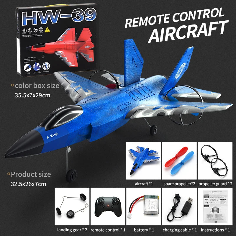 RC Plane F35 Fighter 2.4G Remote Control Aircraft EPP Foam Flying Model Glider Airplane Model Toys For Children Boys Gift
