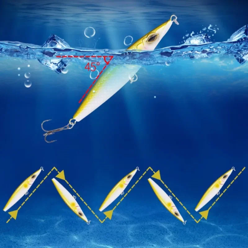 Teknik Fishing Lure 2024 Floating Pencil Bait 90/110/130mm Stickbait Asturias Wobbler Topwater Asturias Lures for seabass bonitos