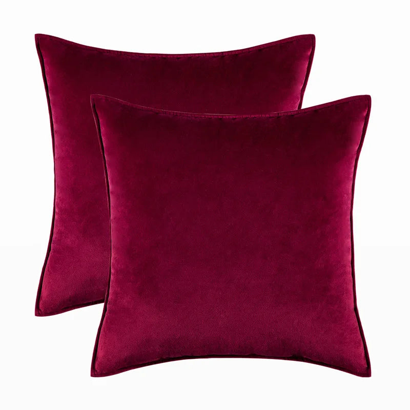 50*50/60*60High Quality Velvet Cushion Cover Bed Pillow Case For Sofa Car Housse De Coussin Decorative Pillows Nordic Home Decor