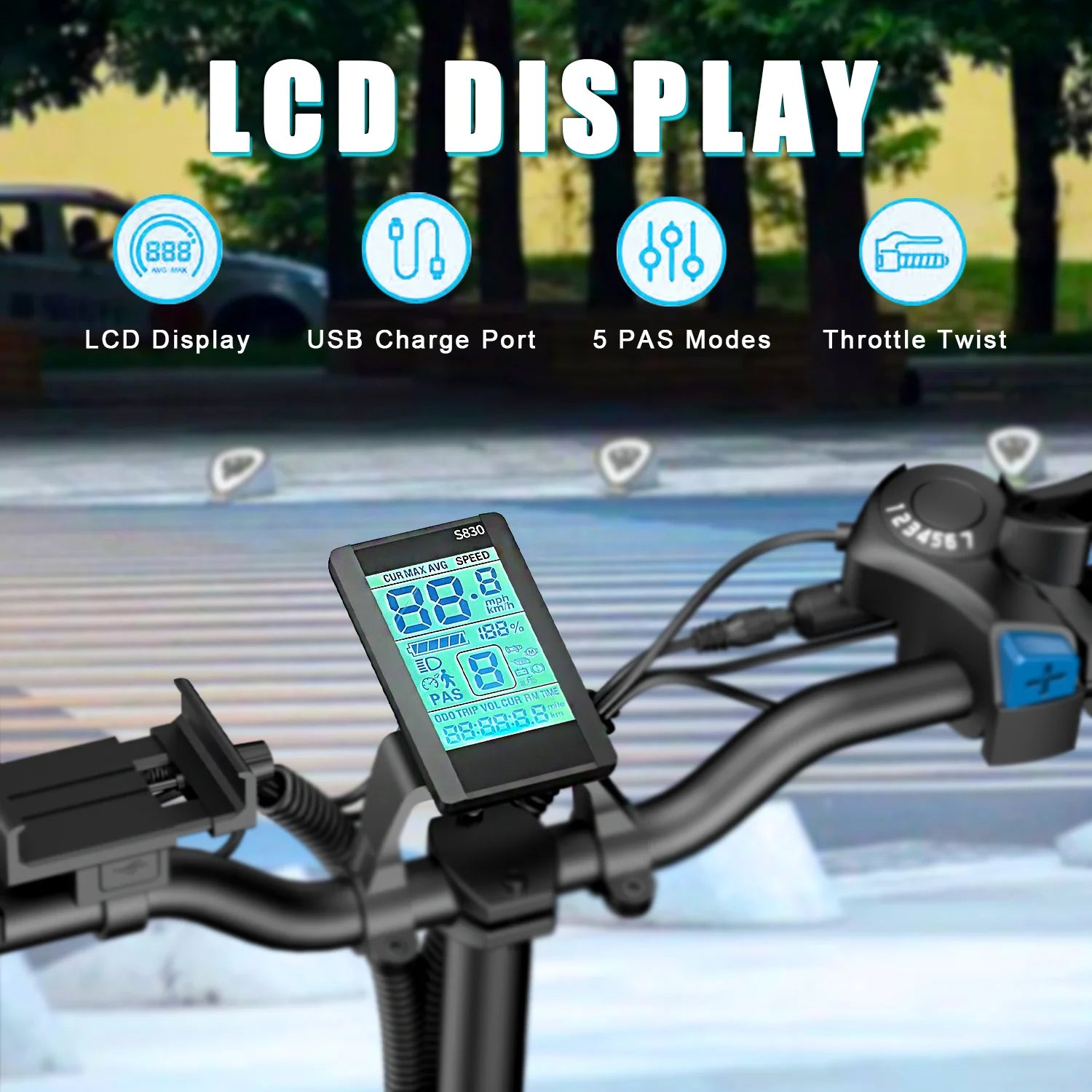 DEEPOWER G22 2000W Motor Electric Bicycle 48V 35AH LG Battery Ebike Folding Mountain Electric Bike Outdoor 7-speed Adult Bicycle