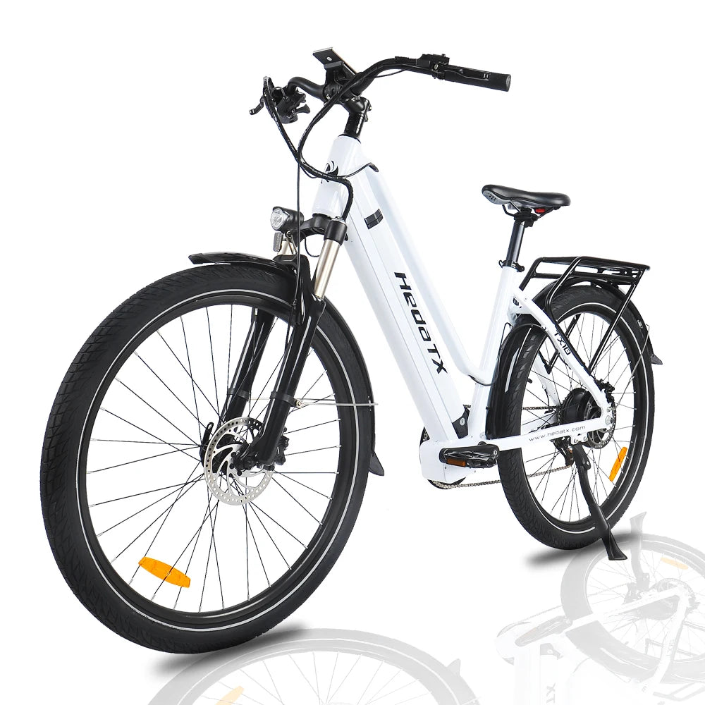 HedaTX TX10 Adult Electric Bikes 1000W Ebike 48V 19.2Ah E Bike Cheap 45KM/H Electric Road Bicycle 27.5 Inch Women's City E-Bike