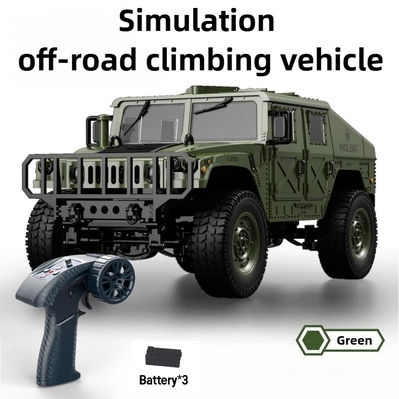JJRC C8835 RC Car 3 Batteries Simulation 4x4 All-terrain RC Off-road Climbing Car Electric Remote Control Car Model with Light