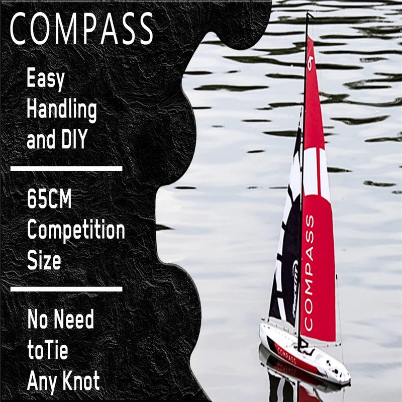 New Olans 791-1 Competitive Diy Remote Control Sailboat Remote Control Toy Electric Remote Control High-Speed Sailboat Model Toy
