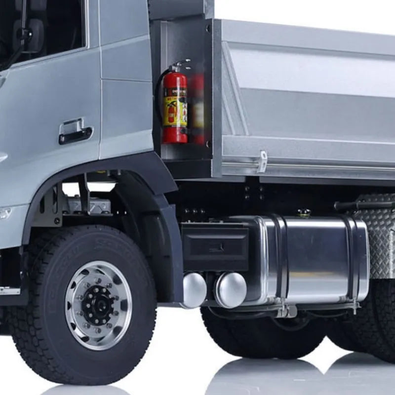 1/14 Double E 6x6 FMX Metal Hydraulic RC Dump Trucks Controlled Dumper Cars Painted Finished Electric Vehicle Toys Model TH23144