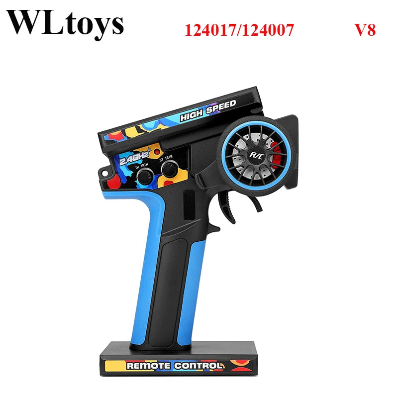 Wltoys New 124017-V8 1/12 2.4G Racing RC Cars 4WD Brushless Motor 75Km/H High Speed ​​Remote Control Off-road Drift Toys For Aduit