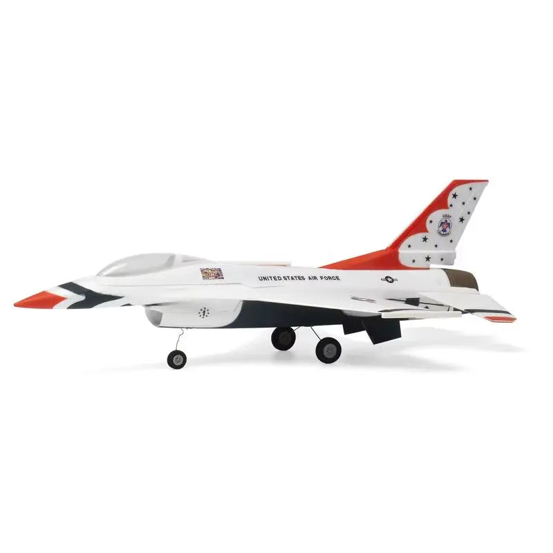 MinimumRC F-16 Micro Jet Simulation 30mm Duct 2S Gyro Self-Stabilizing RC Airplane Toy Remote Control Fixed-Wing Aircraft Model