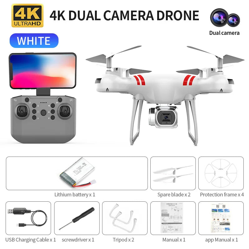 KBDFA KY101 RC Drone Professional 4K HD Camera Aerial Photography Brushless Motor WIFI Lifting Obstacle Avoidance RC Quadcopter