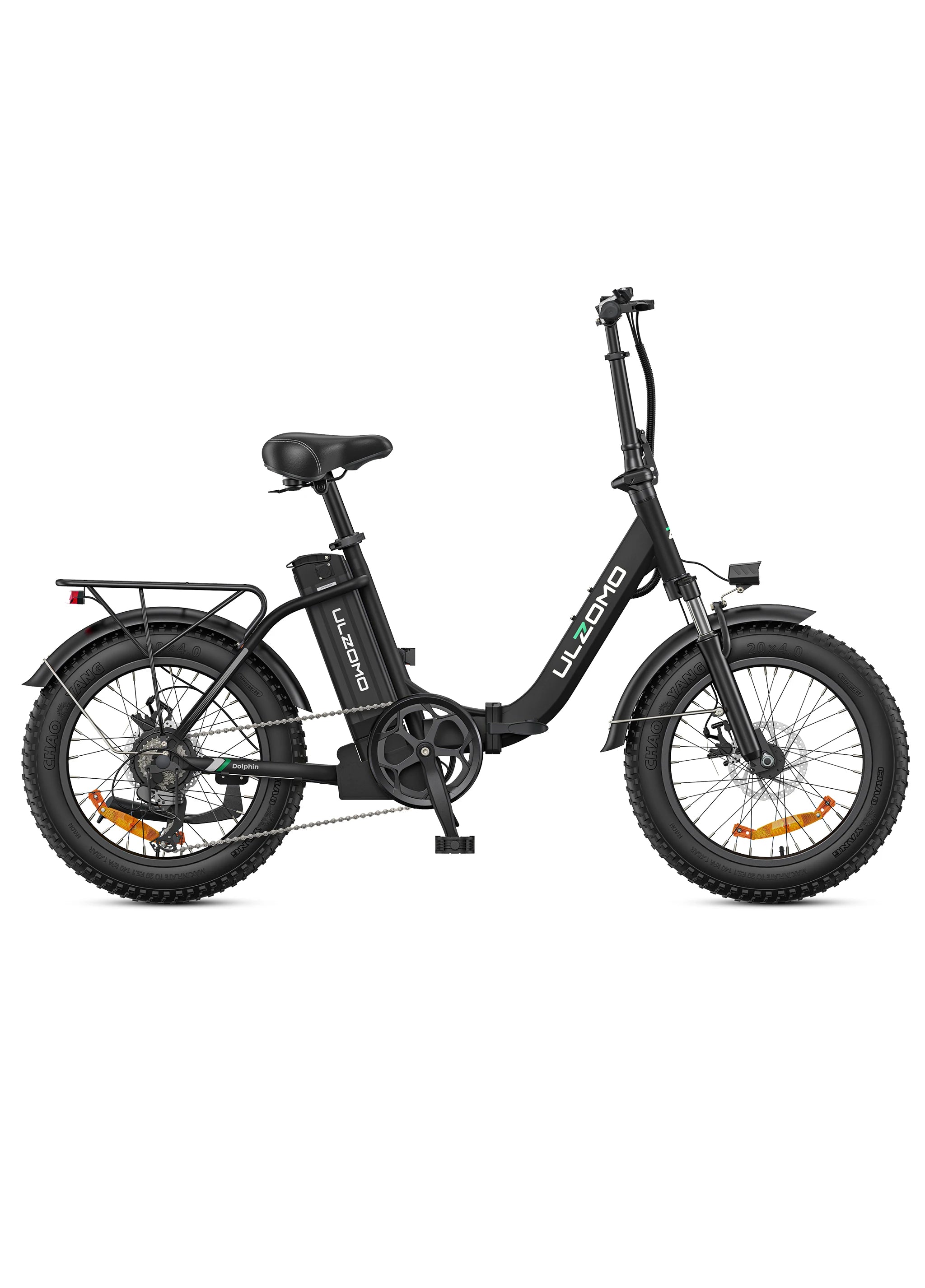 Ulzomo Dolphin Electric Bicycle 250W Motor 36V 13AH City Electric Bike For Commuter 20 Inch Fat Tire E-Bike For Adult
