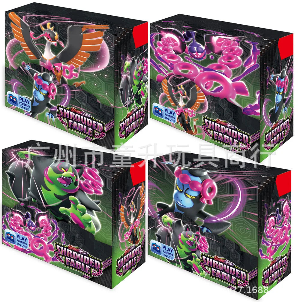 360 Pcs Pokemon Card Journey Together Prismatic Evolutions 151Ultra Prism English Booster  Stellar Crown Battle Transaction Card