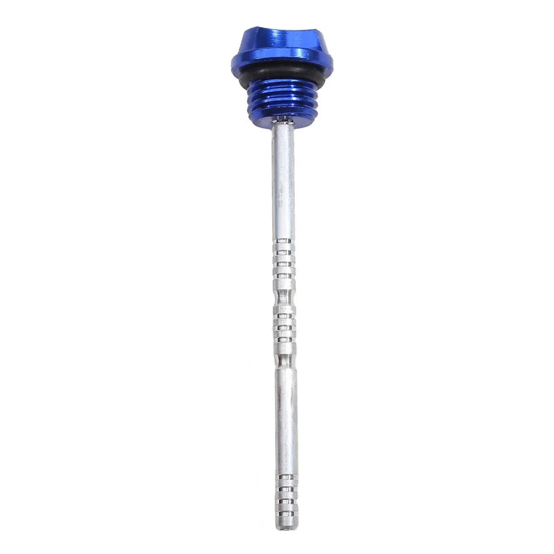 1pc Scooter Motorcycle Engine Oil Dipstick Cap Plug Engine Crankcase Oil Level Gauge Aluminum CNC Machined Motorcycle Part
