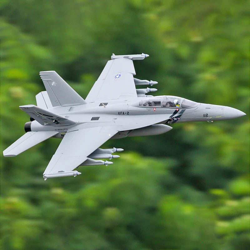 FMS 70mm culvert F/A-18 Hornet V2 PNP version remote assembly foam large size aircraft fixed wing model 70mm F-18 RC toy
