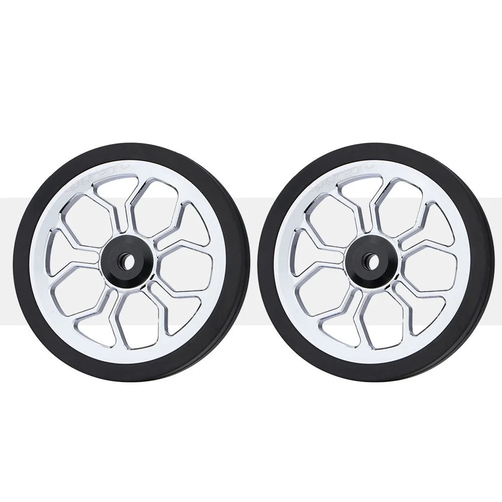 Liteproelite Bike Easy Wheel Large 82mm Spider Shape Easy Wheels Enlarged Modified Bearing Rolling Wheel For Brompton Bicycle