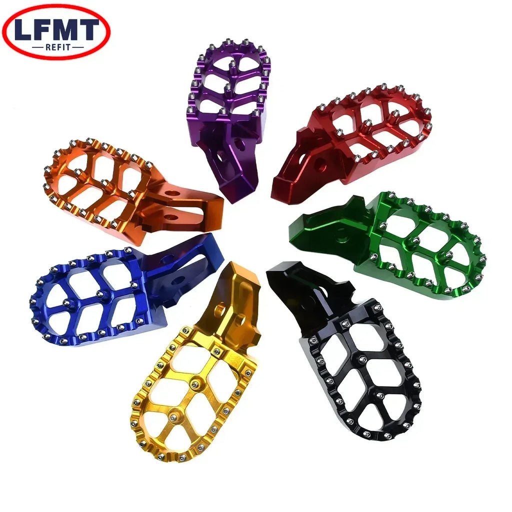 For Surron Ultra Bee Sur-ron UB Wide Footpegs Foot Pegs Rests Electric Dirt Bike Pedals Aluminium Alloy MX Surron Ultrabee Parts