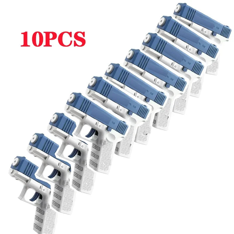 GOWKE 10PCS New Water Gun NON Electric Pistol Shooting Toy Full Automatic Summer Beach Toy For Kids Children Boys Girls Adults