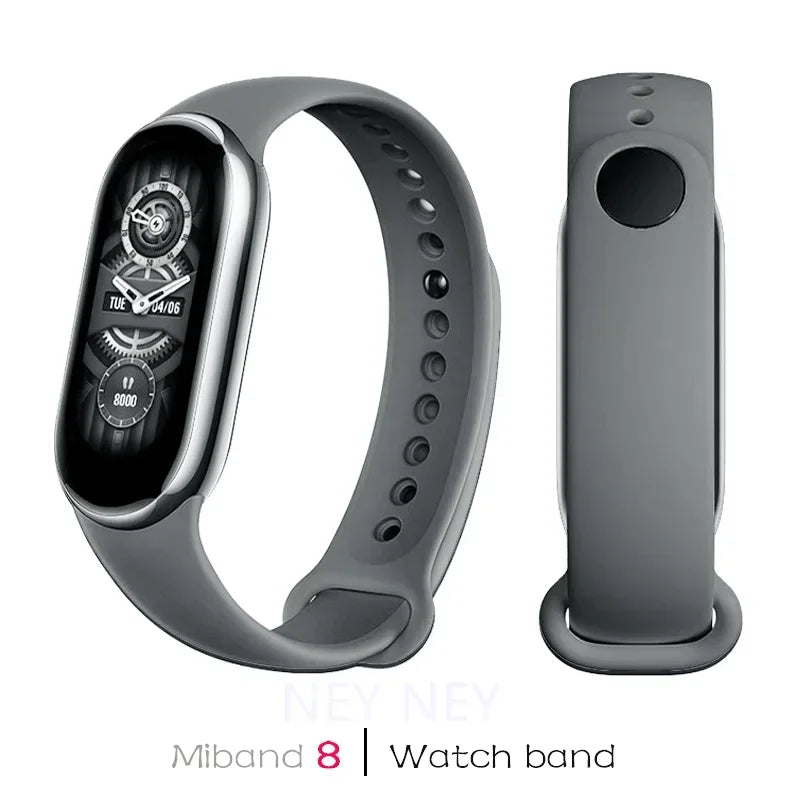 Sport Watchbands For Xiaomi Mi band 8-9 NFC Replacement miband9/8 silicone Bracelet waterproof Strap smart mi band 9 Accessories