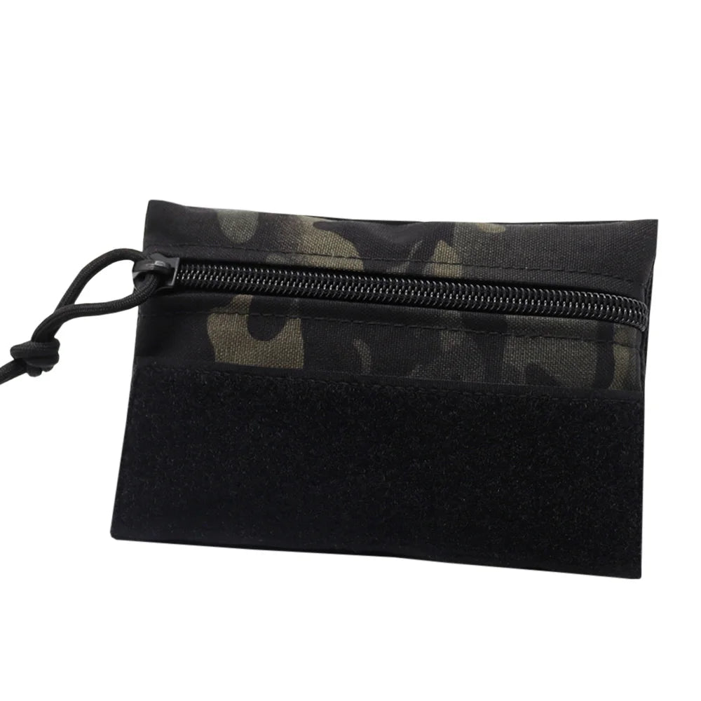 VULPO Tactical Micro Candy Pouch Portable Storage Bag Hunting Vest Patch Pouch MK3 MK4 Airsoft Chest Rig Vest Attached Pouch