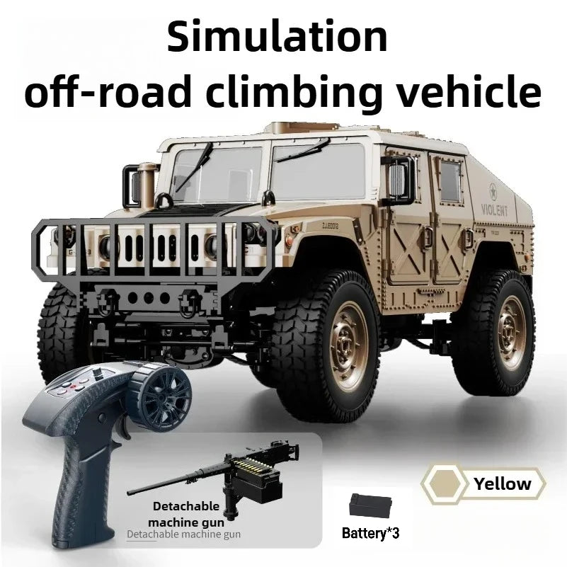JJRC C8835 RC Car 3 Batteries Simulation 4x4 All-terrain RC Off-road Climbing Car Electric Remote Control Car Model with Light