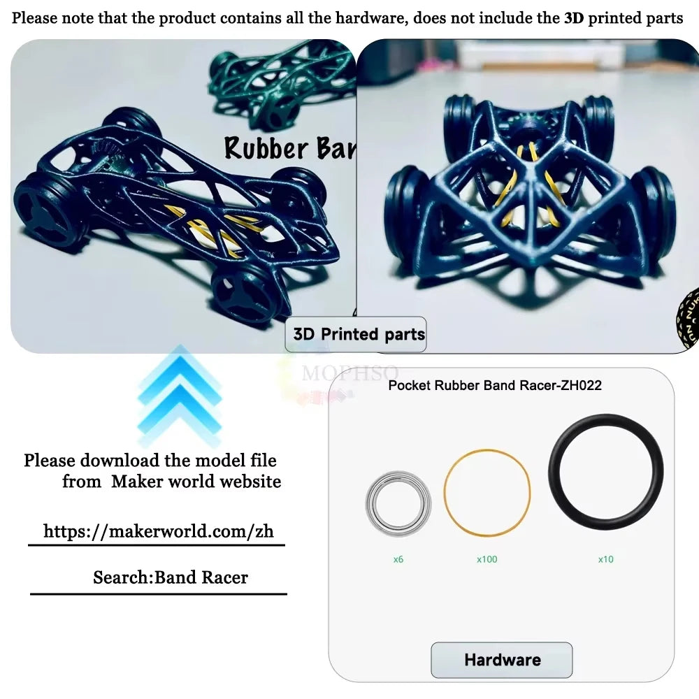 For Bambu Lab 3D Printing DIY Creative Model Computer Wireless Mouse Aviation Model Engine LED Light Kit 001 3D Printer Par