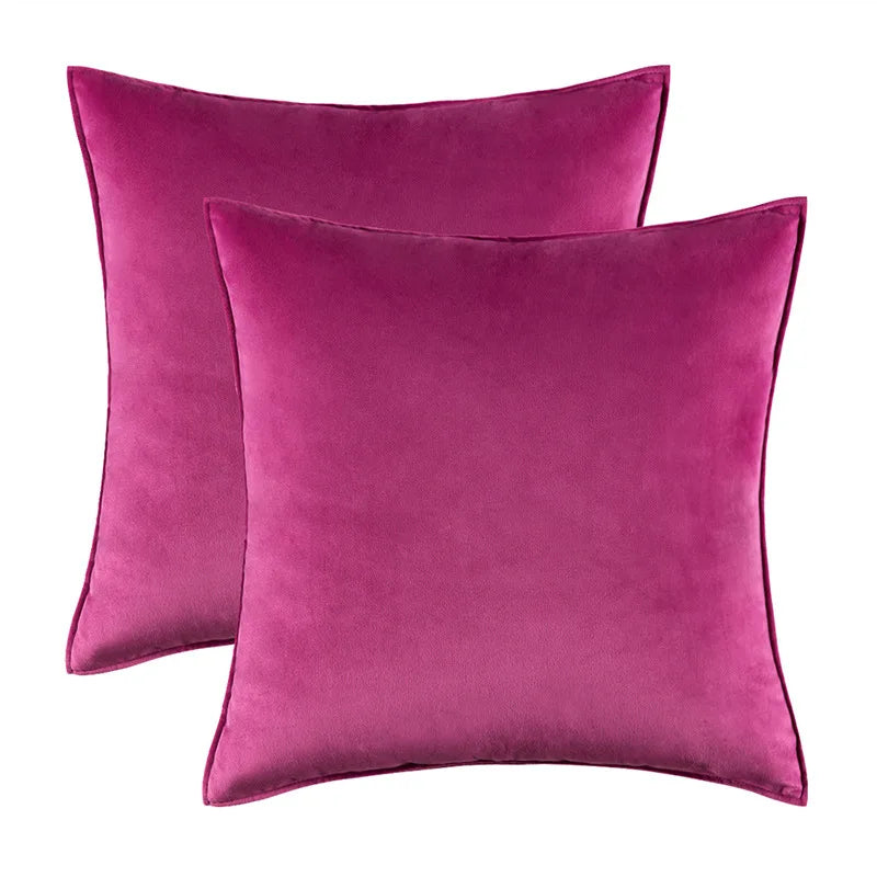 50*50/60*60High Quality Velvet Cushion Cover Bed Pillow Case For Sofa Car Housse De Coussin Decorative Pillows Nordic Home Decor