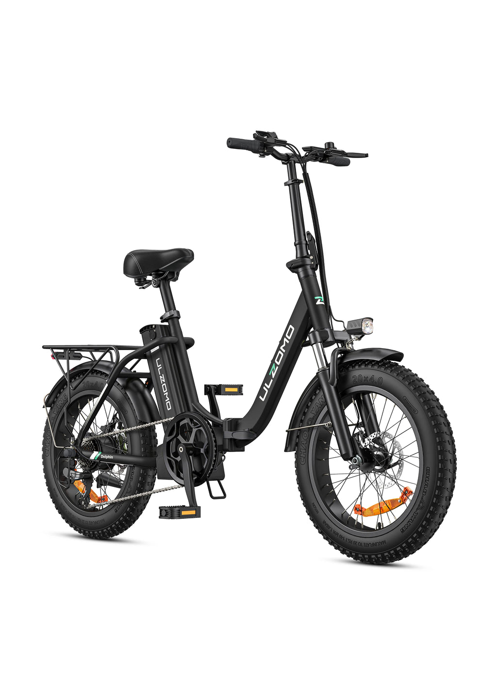 Ulzomo Dolphin Electric Bicycle 250W Motor 36V 13AH City Electric Bike For Commuter 20 Inch Fat Tire E-Bike For Adult