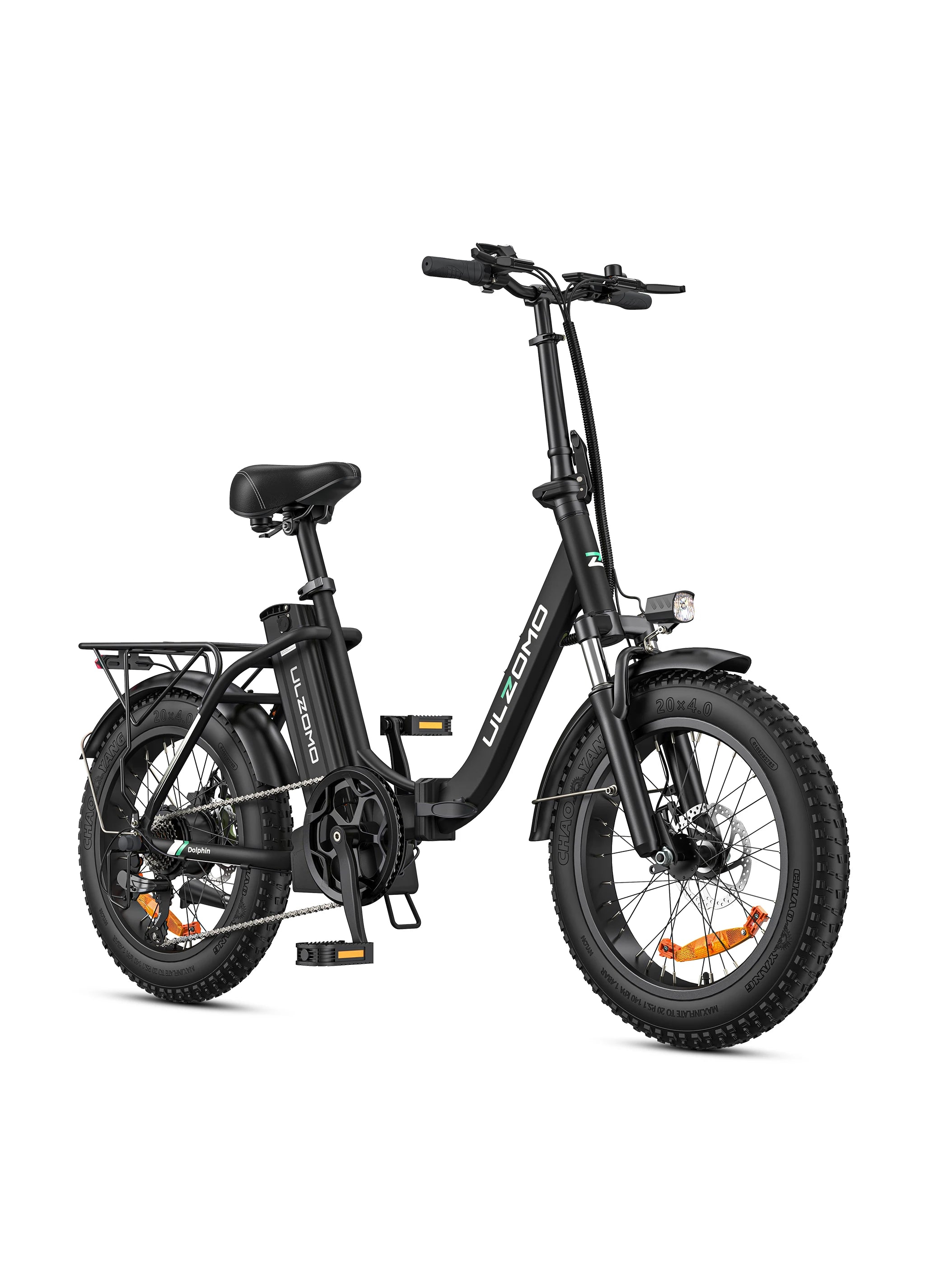 Ulzomo Dolphin Electric Bicycle 250W Motor 36V 13AH City Electric Bike For Commuter 20 Inch Fat Tire E-Bike For Adult