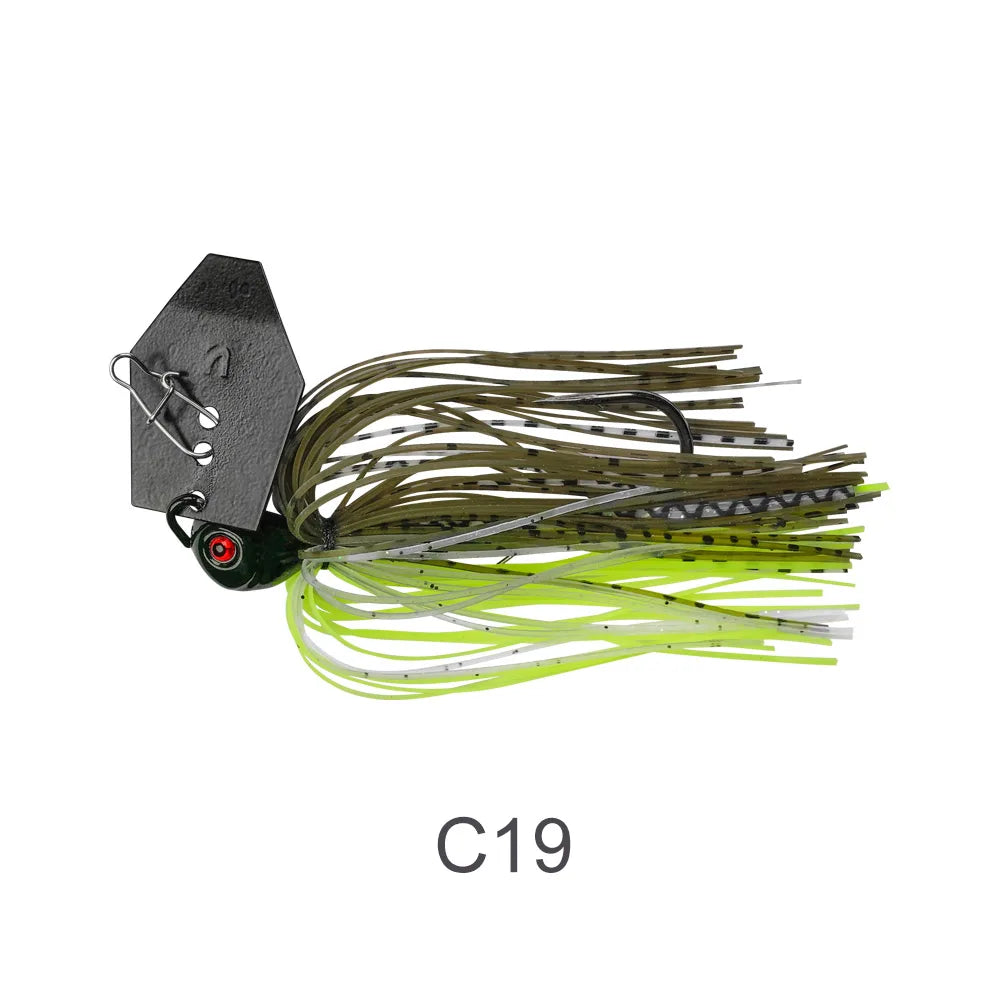 Noeby Chatterbait 10.5g 14g 21g 28g 35g Bladed Jig Needle Stinger Hook Vibration Wire Power Bait Pike Bass Jig Fishing Lure