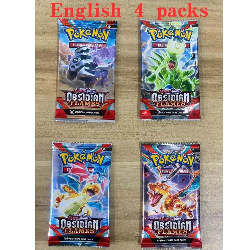 Pokemon Card Prismatic Evolutions Obsidian Flames PALDEAN FATES Surging Sparks English Booster Battle Transaction Card
