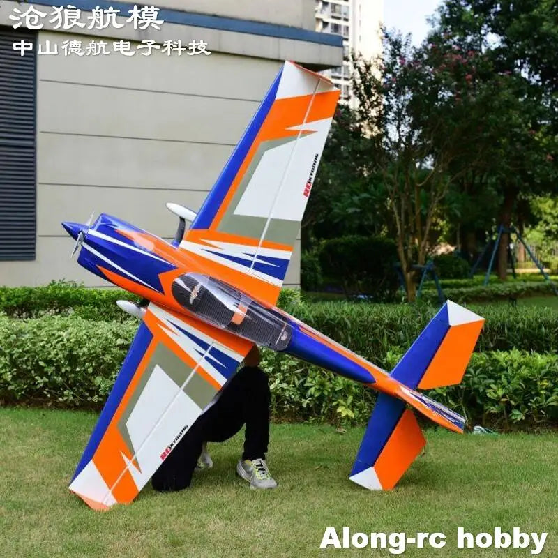 Skywing Wood Material Plane RC 3D Airplane Models Hobby 74 Inch 1.8M Wing Span 74" 120E Extra NG 35CC 3D EP or Gas Aircraft Kit