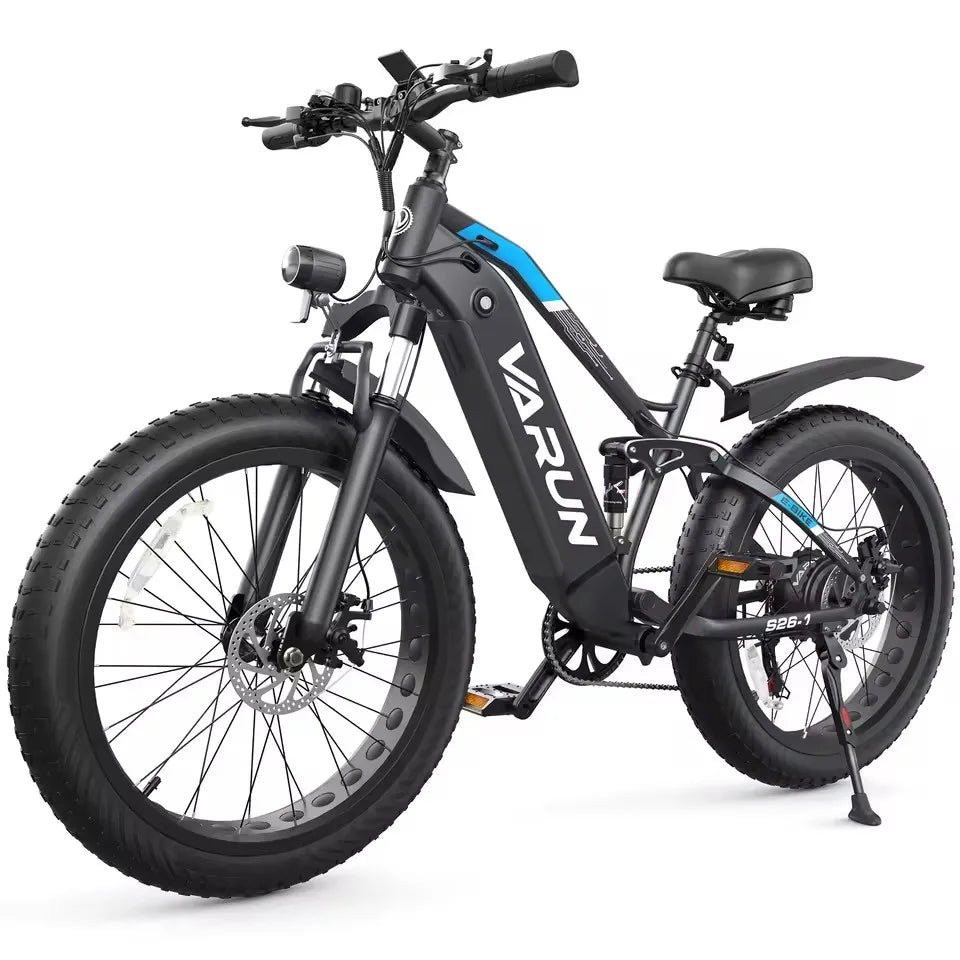 EU UK Warehouse Stock 48V 18AH Electric Assist Bicycle 26Inch Fat Tires Dirt Ebike for Men