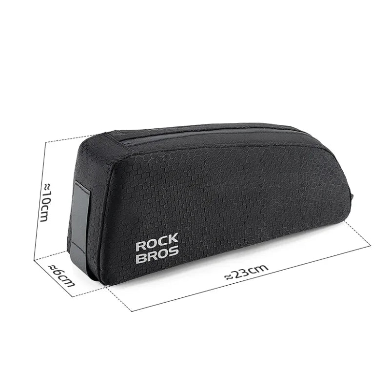 ROCKBROS Bicycle Bag Rainproof Cycling Top Tube Frame Bag Reflective Large Capacity MTB Road Bike  Pannier Bag Wear-resistant