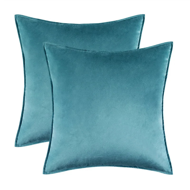 50*50/60*60High Quality Velvet Cushion Cover Bed Pillow Case For Sofa Car Housse De Coussin Decorative Pillows Nordic Home Decor