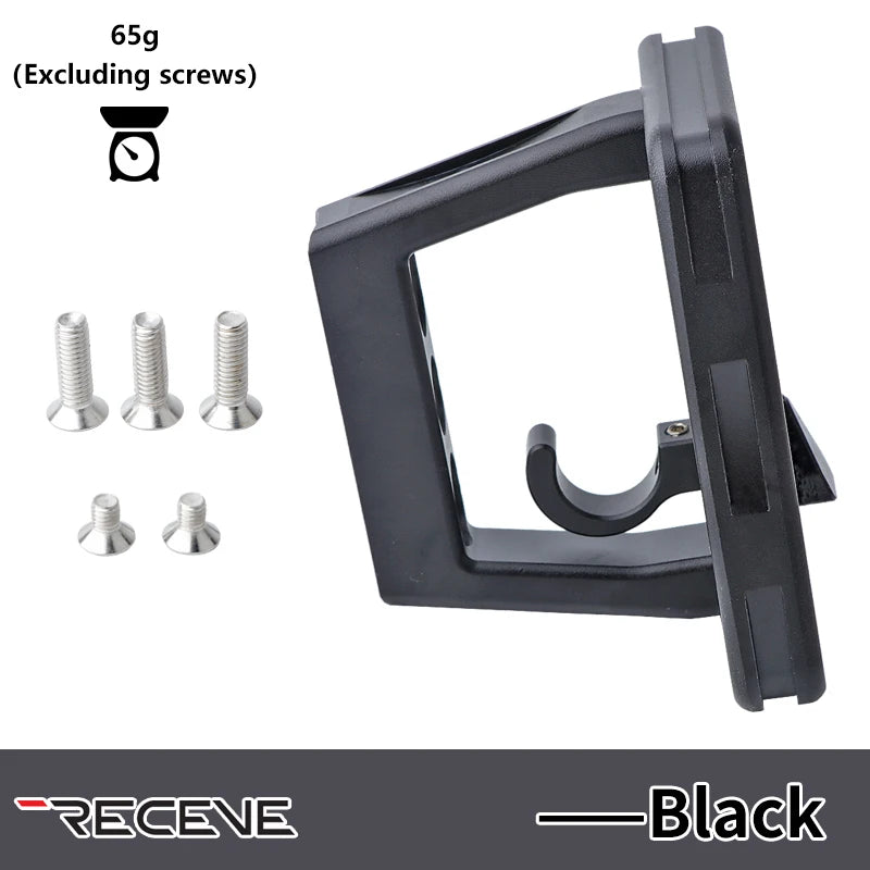 RECEVE Folding Bike Front Shelf Mount 3 Hole Bicycle Split Pig Nose Pad BMX Aluminum Alloy Front Bag Carrier Block For Brompton