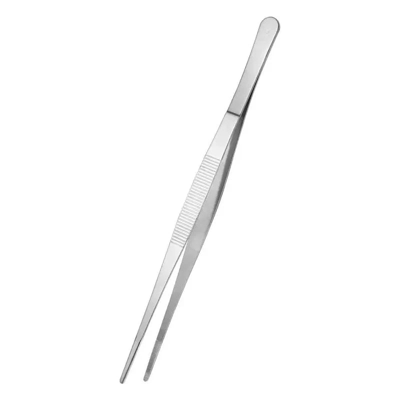 Stainless Multifuctional Steel Elbow Tweezers Aquarium Clip Long Tongs Medical Tweezers Forceps Pet Feeding Tools Non-slip