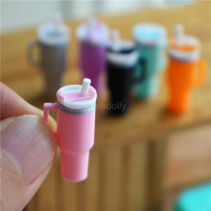 1/12 Scale Miniature Dollhouse Sumilation Vacuum Cup for OB11 BJD Doll Accessories Toy