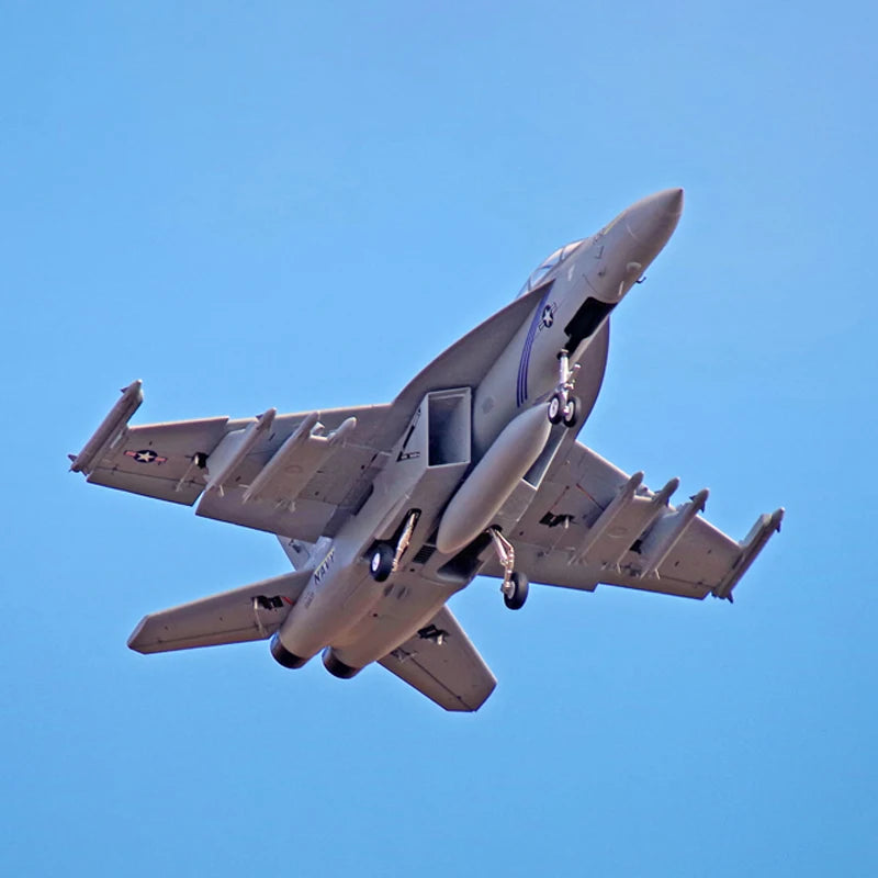 FMS 70mm culvert F/A-18 Hornet V2 PNP version remote assembly foam large size aircraft fixed wing model 70mm F-18 RC toy