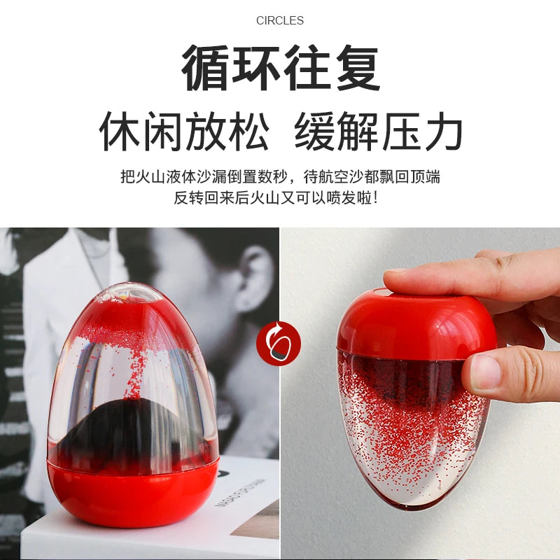 Room Decor Modern Home Decoration Miniatures Book Nook Miniature Items Hourglass Timer Creative Desktop Decompression Kit Gift