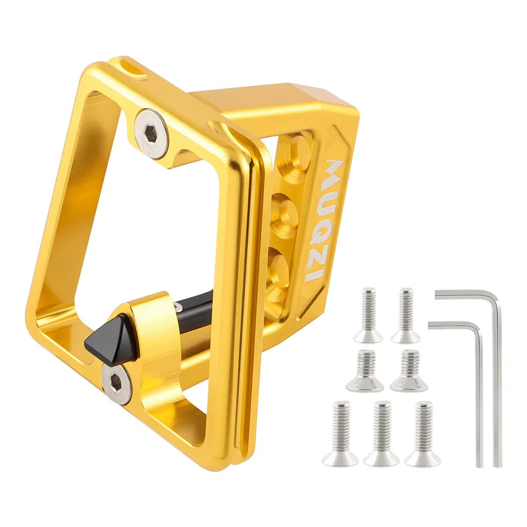 MUQZI Folding Bike Front Carrier Adapter Folding Bag Cargo Rack Bracket Aluminum Alloy Mount Base for Brompton
