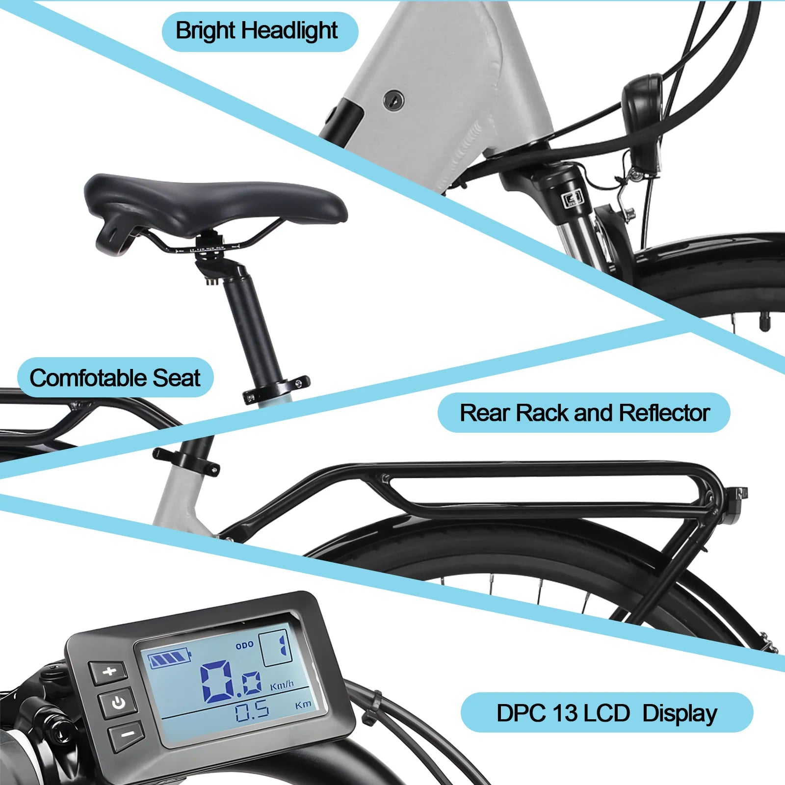 Trans Hybrid LS 2.0 449 WH , Electric City Bike ,  E-Bike 28inch , Electric Bike 250 W Motor Max. 25 km/h