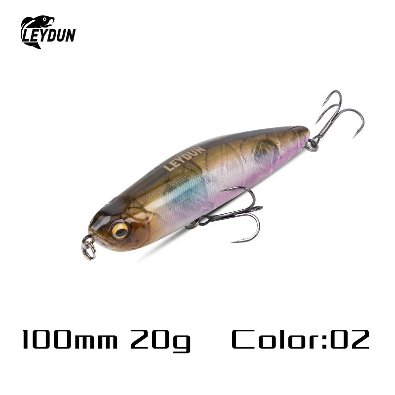 LEYDUN Z-Claw Fishing Lures Floating Pencil 86mm 100mm 120mm Topwater Hard Baits Surface Stickbait Good Action Bass Wobblers