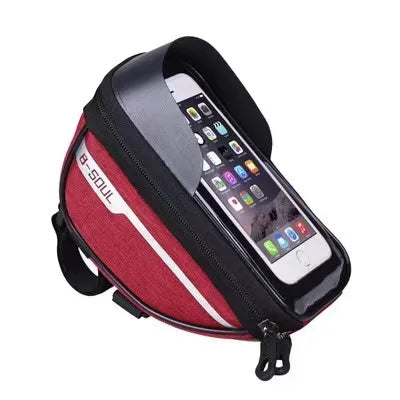 6.3 Inch Touch Screen Bicycle Bags MTB Cycling Bike Head Tube Bag Bicycle Handlebar Cell Mobile Phone Bag Case Holder For Bike