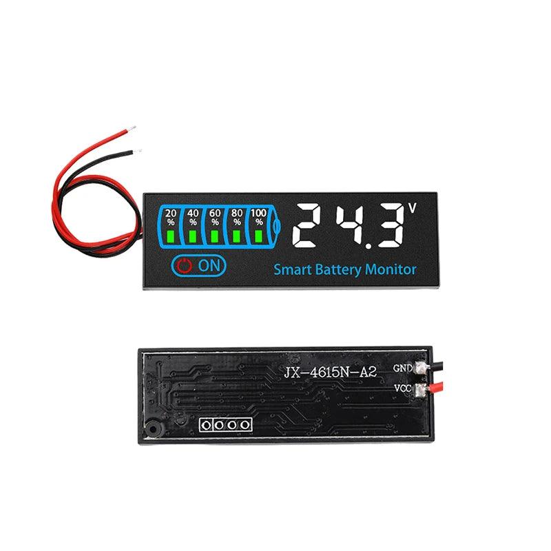 12V/24V/36V/48V Battery Charge Indicator Board 18650 Li-ion Lipo Lithium Battery Level Indicator Tester Capacity Tester Meter
