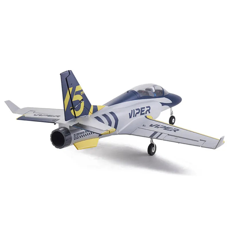 FMS 70mm Viper V2 PNP RC Airplane Ducted Fan EDF Jet Trainer 6S 6CH With Retracts Flaps Model Hobby Plane Aircraft Avion EPO